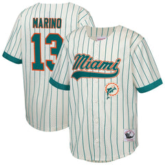 Miami Dolphins Dan Marino  Youth Retired Player Name & Number Baseball Jersey | NFL Sale