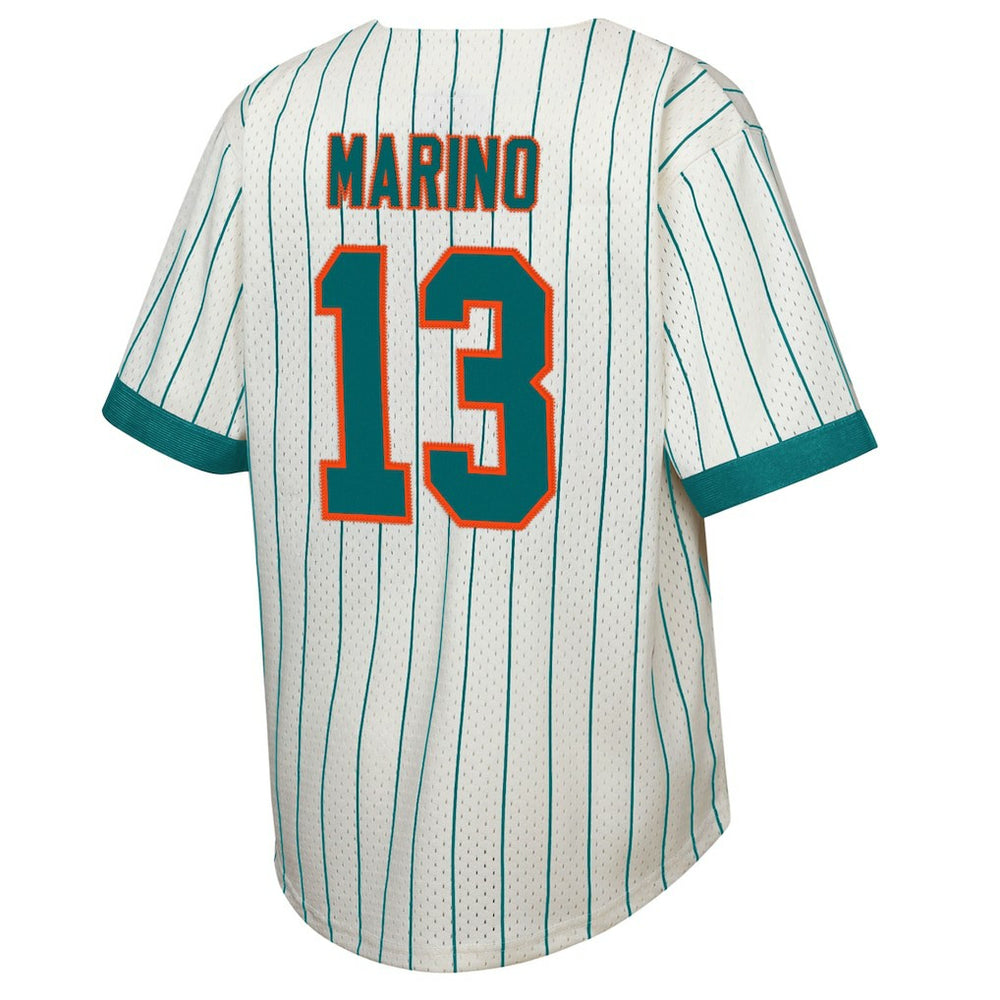 Miami Dolphins Dan Marino  Youth Retired Player Name & Number Baseball Jersey | NFL Sale