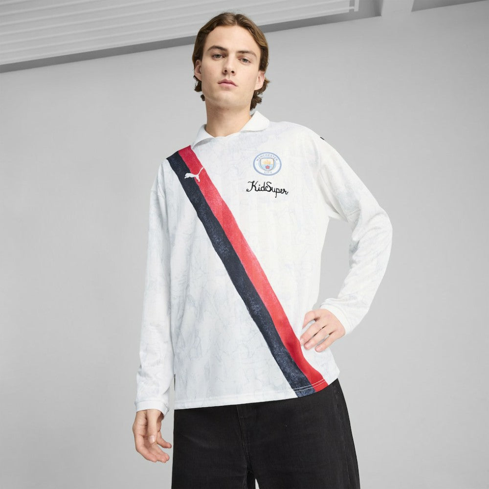 Manchester City x KidSuper 2025 FIFA Club World Cup Retro Long Sleeve T-Shirt