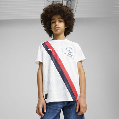 Manchester City x KidSuper Youth 2025 FIFA Club World Cup Replica Jersey Discount - White