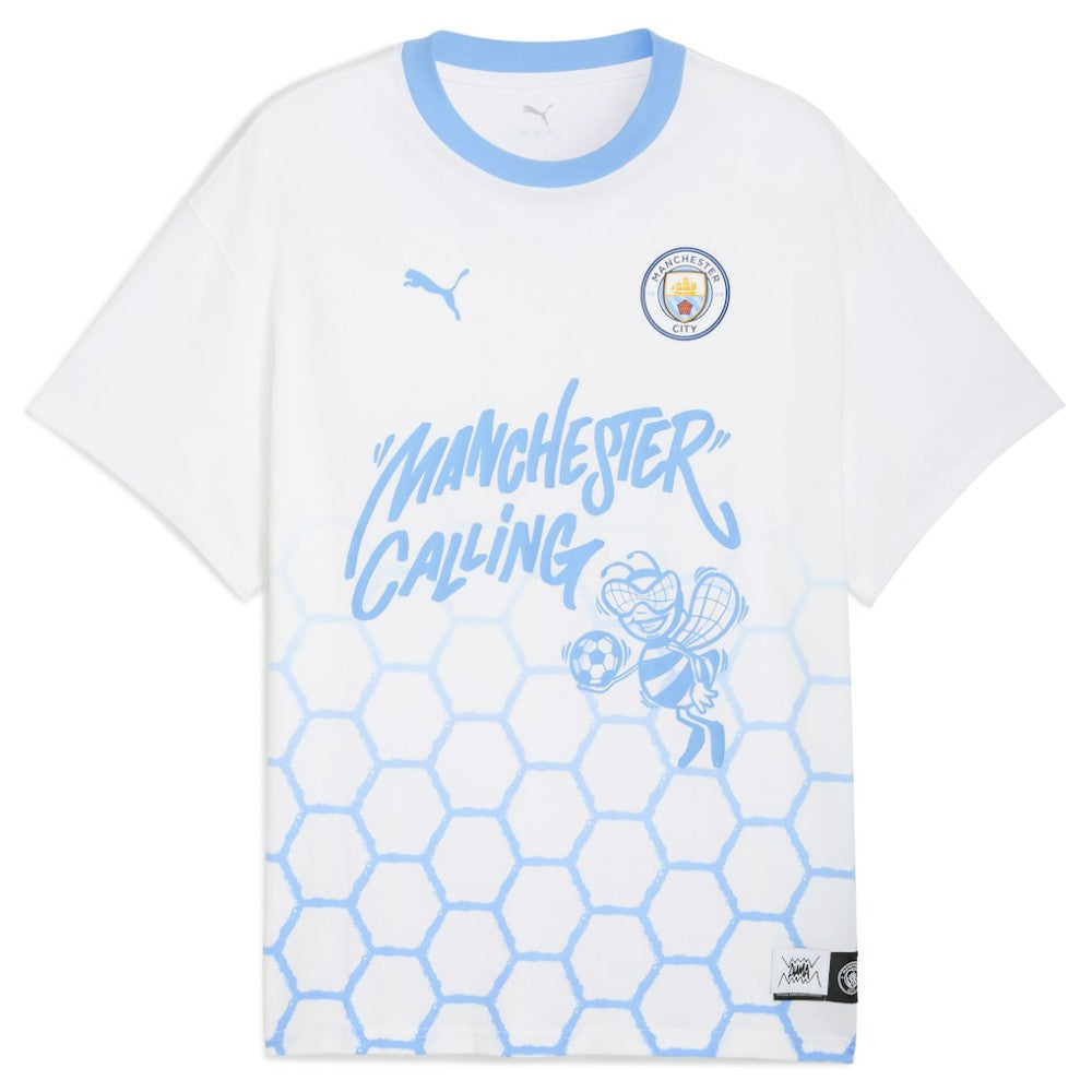 Manchester City 2025 FIFA Club World Cup Hoops T-Shirt