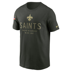 New Orleans Saints 2025 Salute to Service Sideline Primary Edge Dri-FIT T-Shirt | NFL Online
