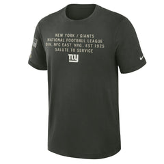New York Giants 2025 Salute to Service Sideline Slub Dri-FIT T-Shirt | NFL Online
