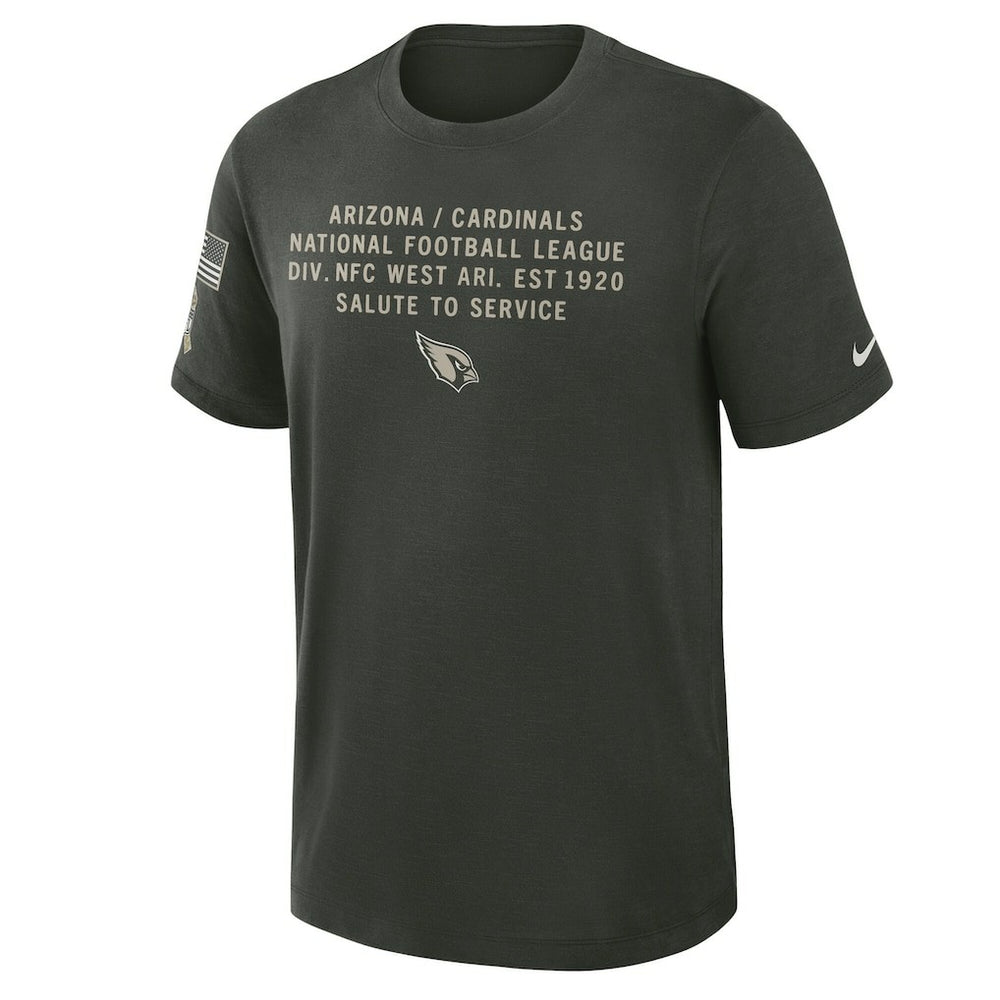 Arizona Cardinals 2025 Salute to Service Sideline Slub Dri-FIT T-Shirt | NFL Hot