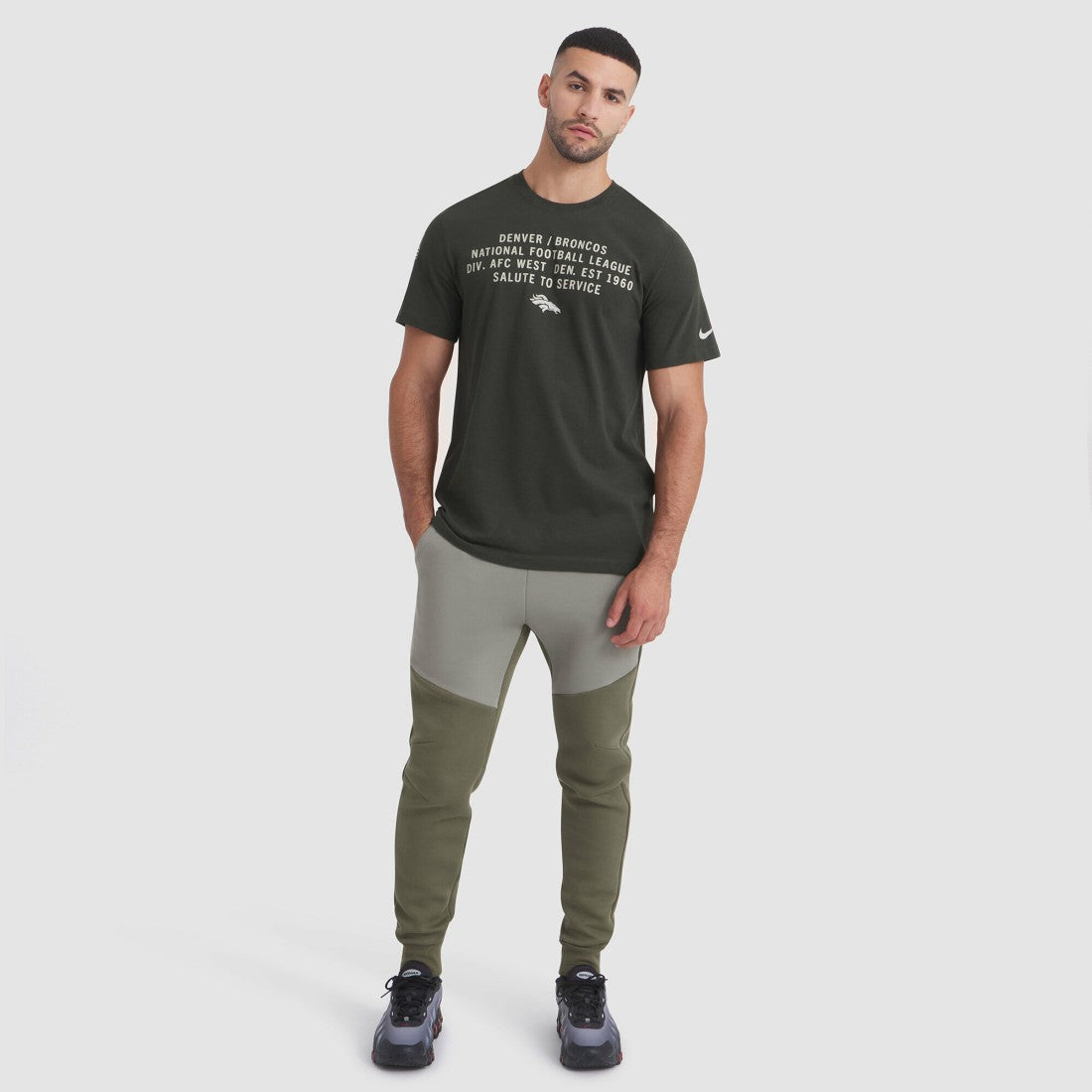 Denver Broncos 2025 Salute to Service Sideline Slub Dri-FIT T-Shirt | NFL New