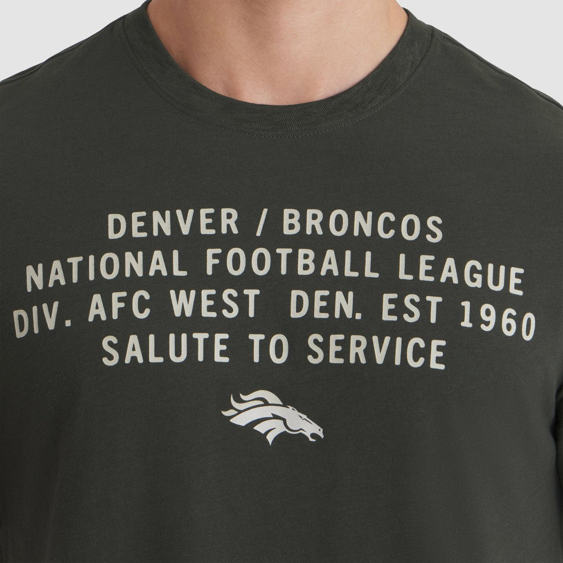 Denver Broncos 2025 Salute to Service Sideline Slub Dri-FIT T-Shirt | NFL New