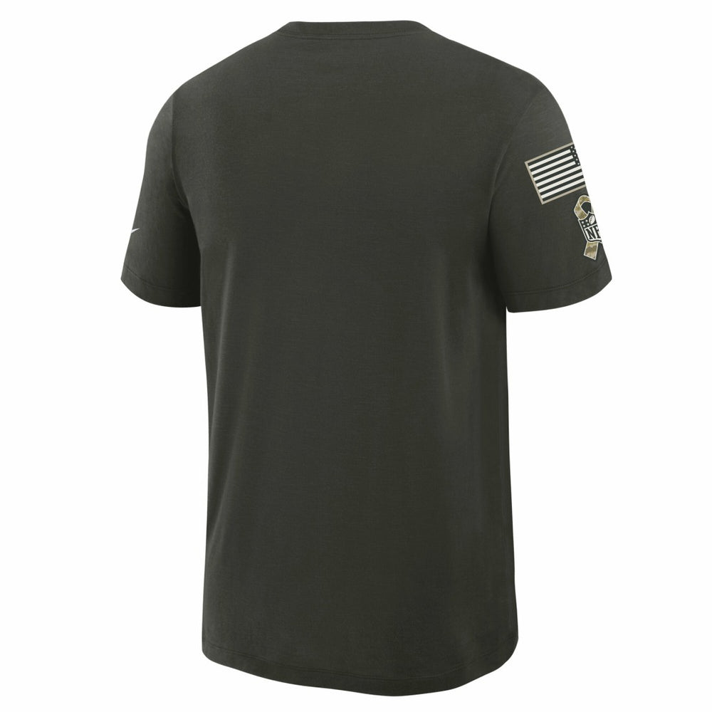 Green Bay Packers 2025 Salute to Service Sideline Slub Dri-FIT T-Shirt | NFL Hot