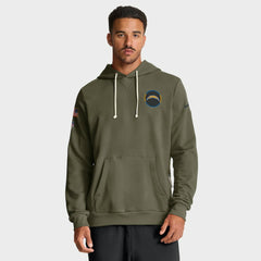 Los Angeles Chargers 2025 Salute to Service Sideline Standard Issue Dri-FIT Hoodie | NFL Discount