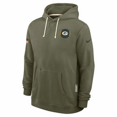 Green Bay Packers 2025 Salute to Service Sideline Standard Issue Dri-FIT Hoodie | NFL Outlet