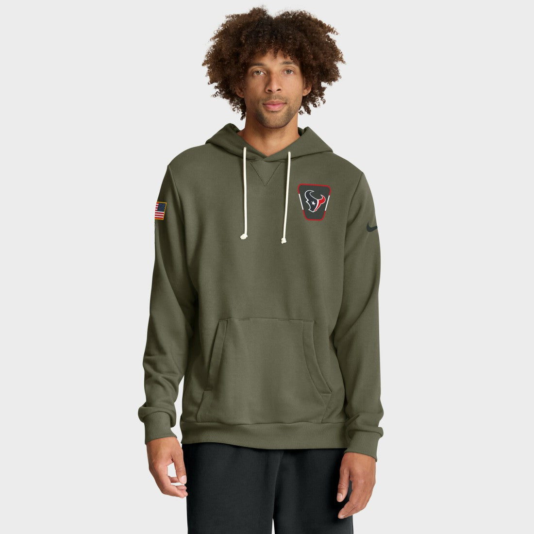 Houston Texans 2025 Salute to Service Sideline Standard Issue Dri-FIT Hoodie | NFL New