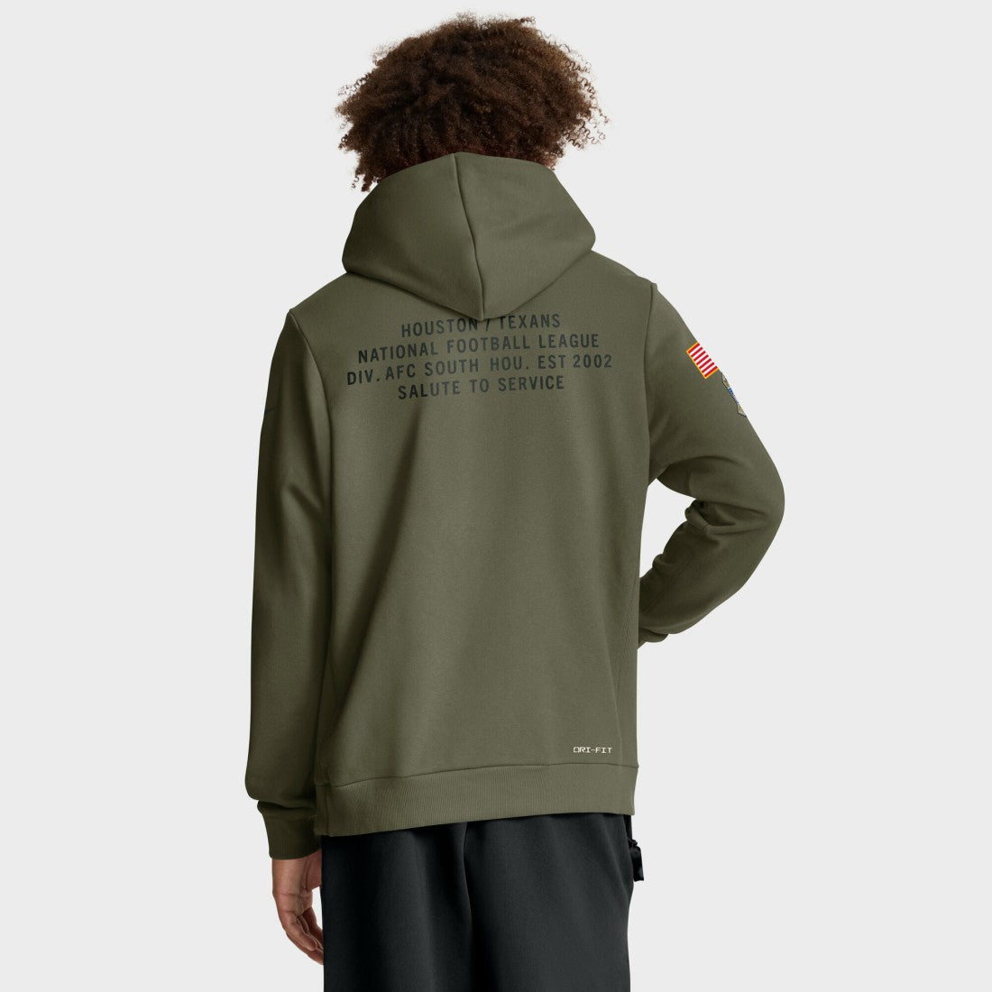 Houston Texans 2025 Salute to Service Sideline Standard Issue Dri-FIT Hoodie | NFL New
