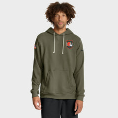 Cleveland Browns 2025 Salute to Service Sideline Standard Issue Dri-FIT Hoodie | NFL Outlet