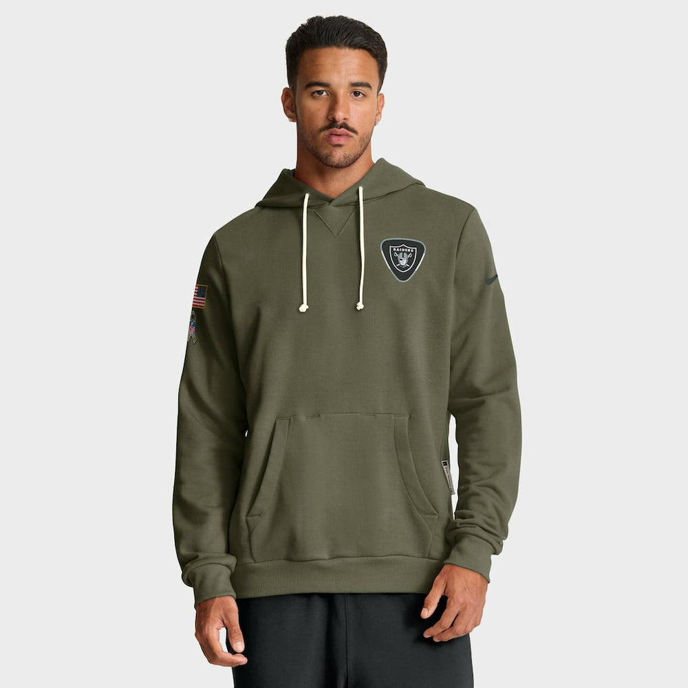 Las Vegas Raiders 2025 Salute to Service Sideline Standard Issue Dri-FIT Hoodie | NFL Near me