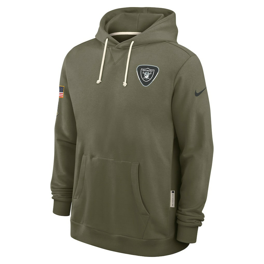 Las Vegas Raiders 2025 Salute to Service Sideline Standard Issue Dri-FIT Hoodie | NFL Near me