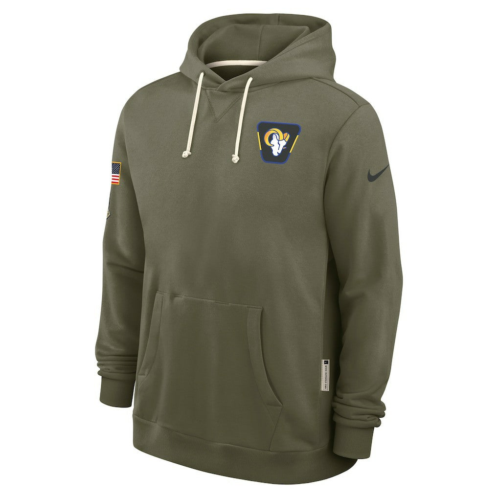 Los Angeles Rams 2025 Salute to Service Sideline Standard Issue Dri-FIT Hoodie | NFL On sale
