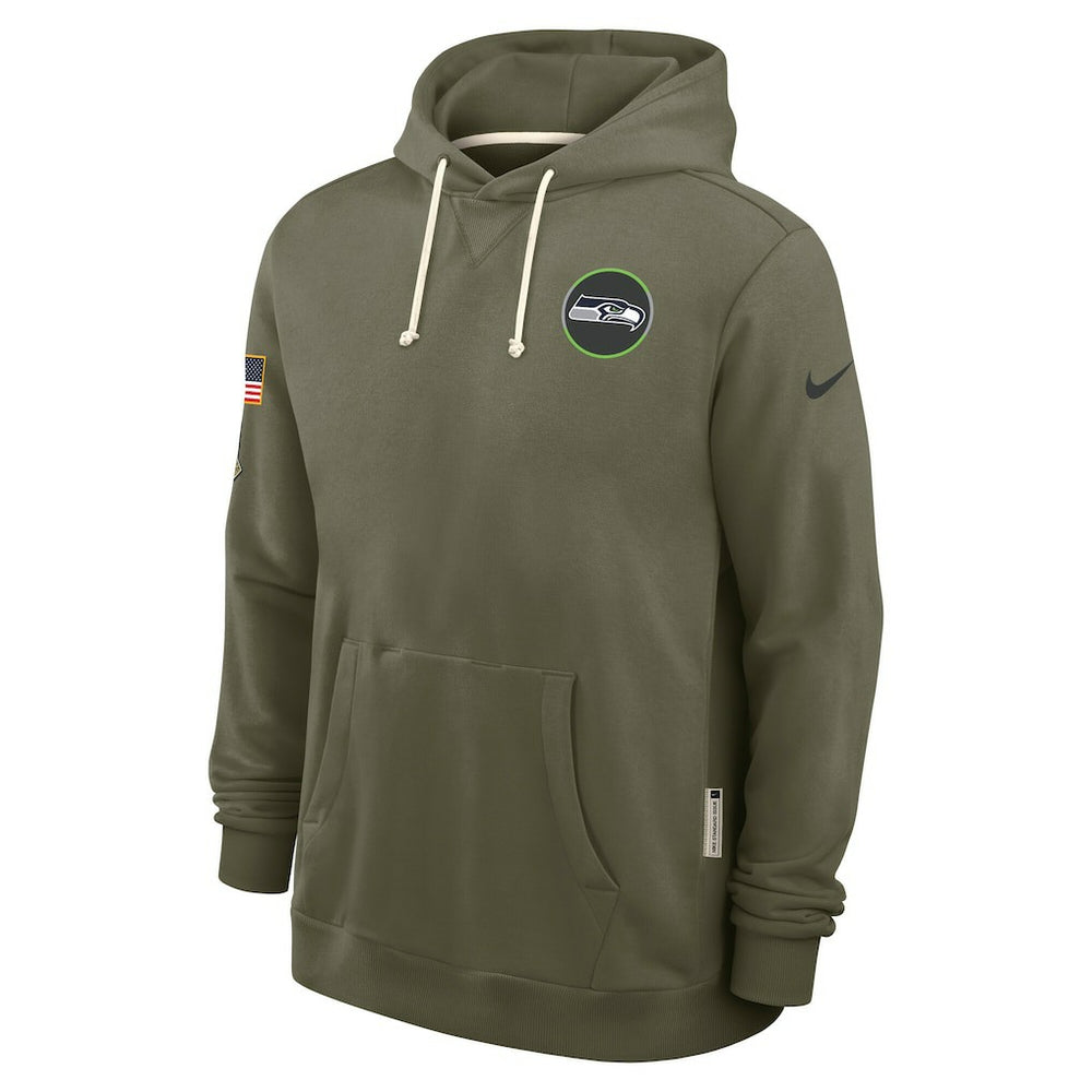 Seattle Seahawks 2025 Salute to Service Sideline Standard Issue Dri-FIT Hoodie | NFL On sale