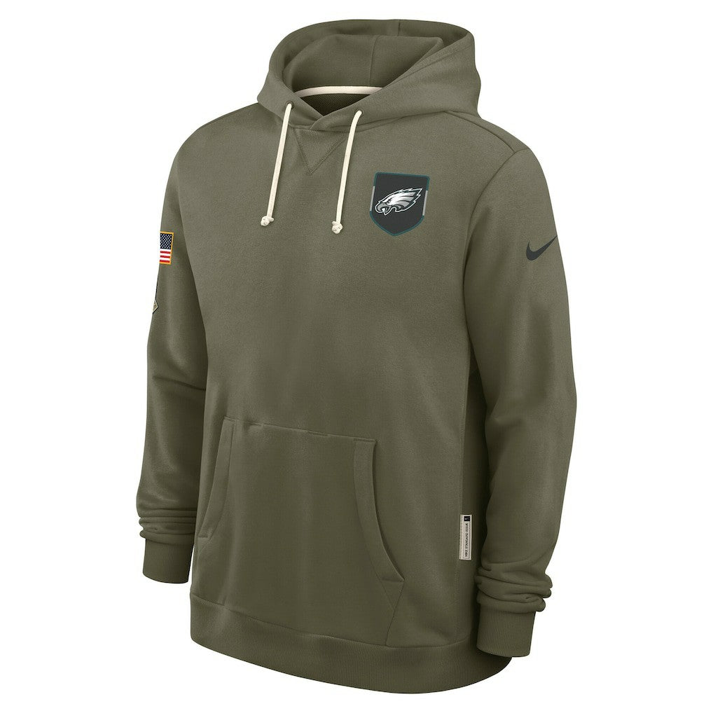 Philadelphia Eagles 2025 Salute to Service Sideline Standard Issue Dri-FIT Hoodie | NFL Outlet