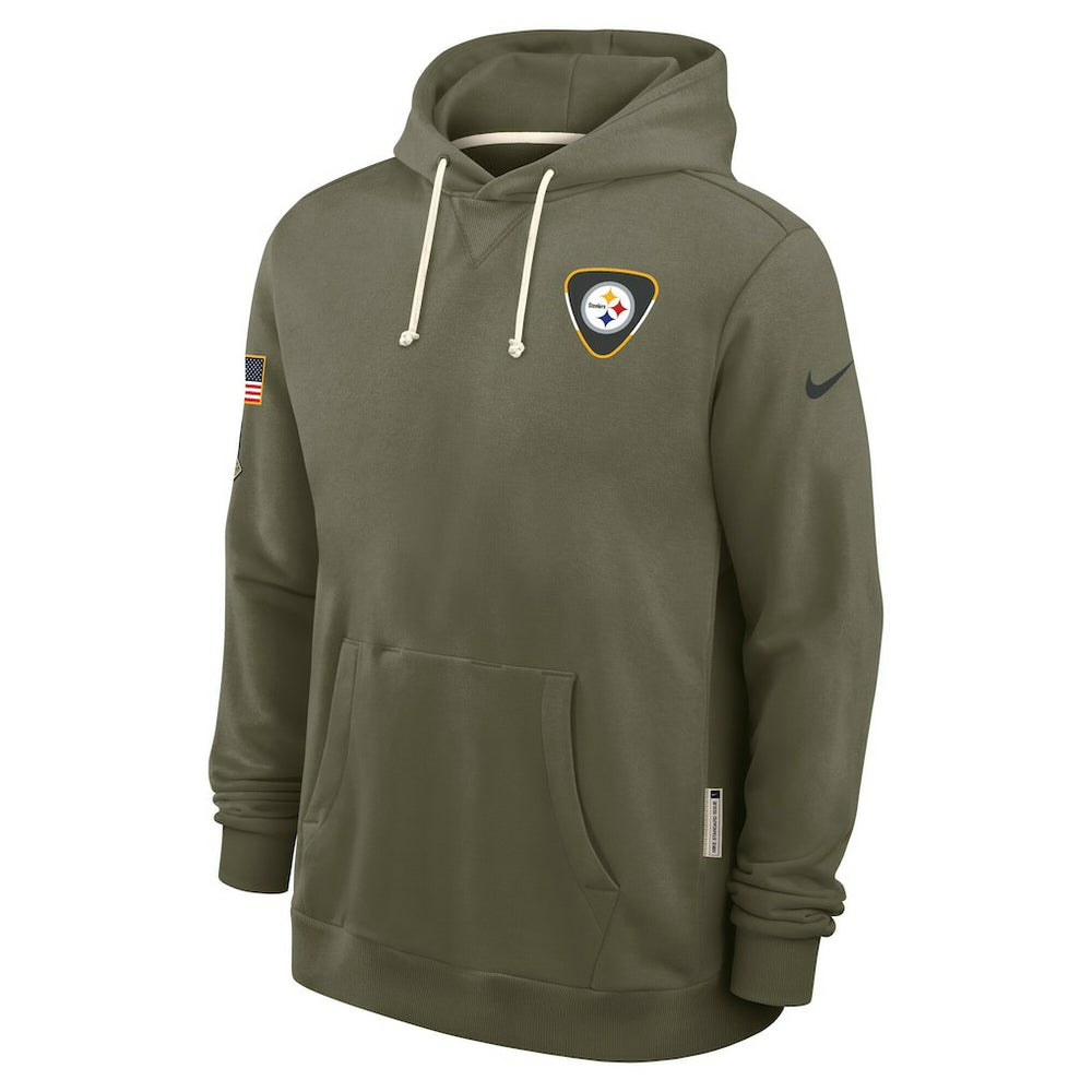 Pittsburgh Steelers 2025 Salute to Service Sideline Standard Issue Dri-FIT Hoodie | NFL Hot