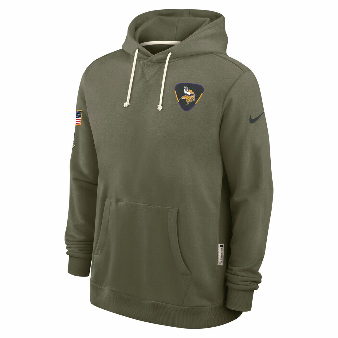 Minnesota Vikings 2025 Salute to Service Sideline Standard Issue Dri-FIT Hoodie | NFL On sale