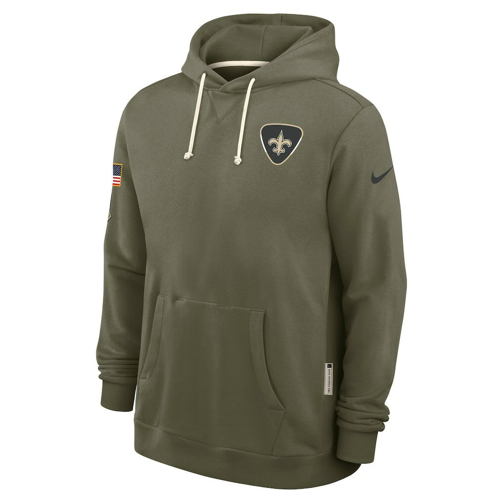 New Orleans Saints 2025 Salute to Service Sideline Standard Issue Dri-FIT Hoodie | NFL Hot