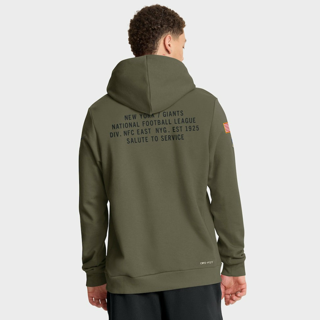New York Giants 2025 Salute to Service Sideline Standard Issue Dri-FIT Hoodie | NFL Outlet