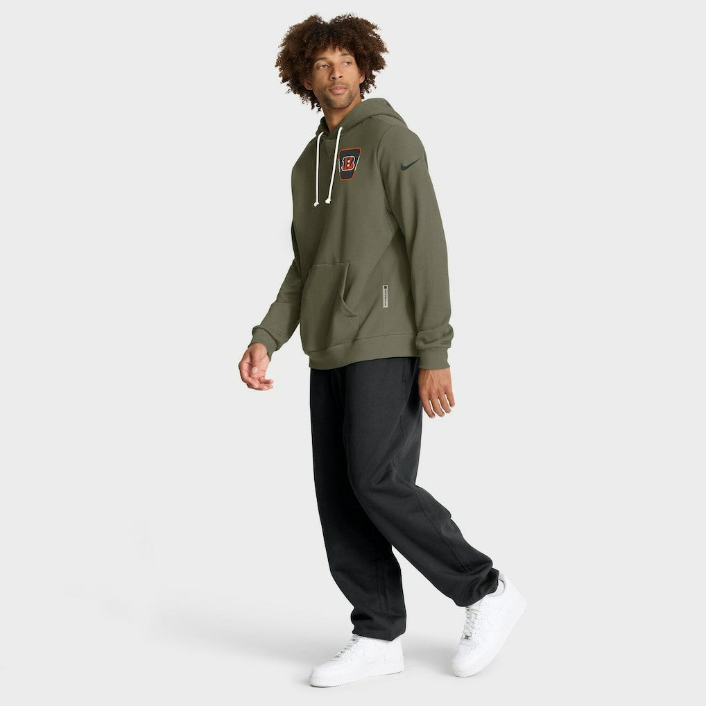 Cincinnati Bengals Big & Tall 2025 Salute to Service Sideline Dominant Force Dri-FIT Hoodie | NFL Near me