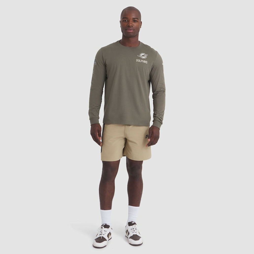Miami Dolphins 2025 Salute to Service Sideline Long Sleeve T-Shirt | NFL US