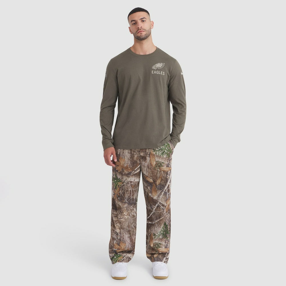 Philadelphia Eagles 2025 Salute to Service Sideline Long Sleeve T-Shirt | NFL Discount