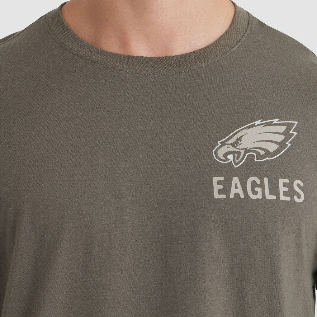 Philadelphia Eagles 2025 Salute to Service Sideline Long Sleeve T-Shirt | NFL Discount