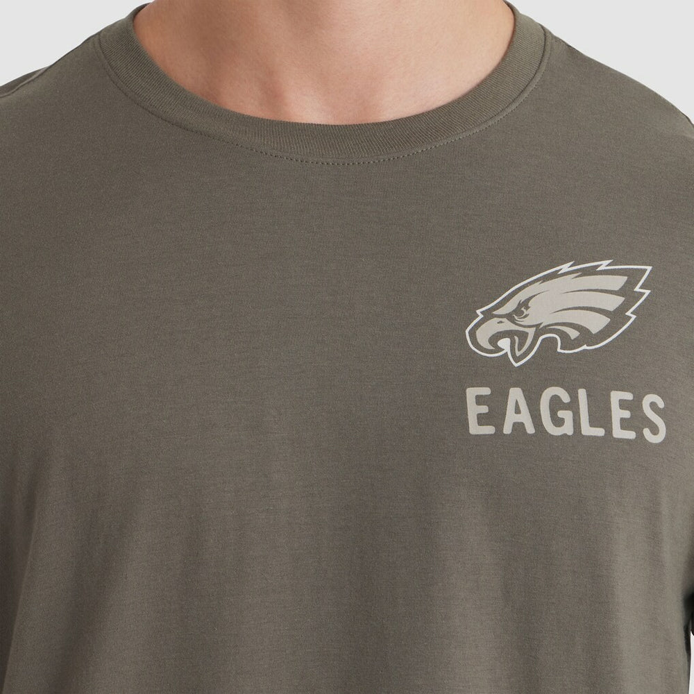 Philadelphia Eagles 2025 Salute to Service Sideline Long Sleeve T-Shirt | NFL Discount