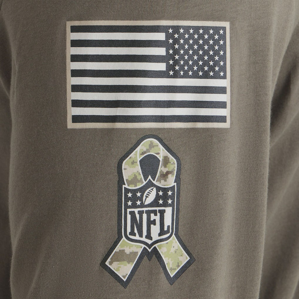 Philadelphia Eagles 2025 Salute to Service Sideline Long Sleeve T-Shirt | NFL Discount