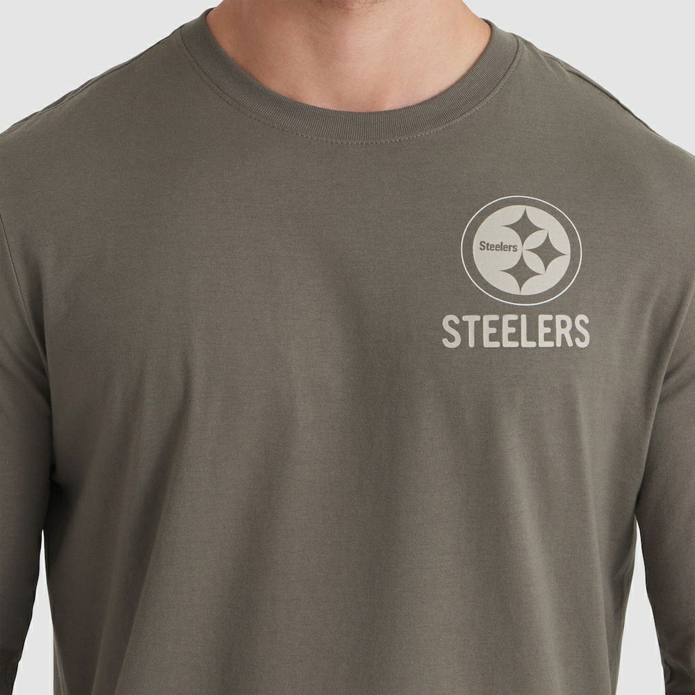 Pittsburgh Steelers 2025 Salute to Service Sideline Long Sleeve T-Shirt | NFL Hot