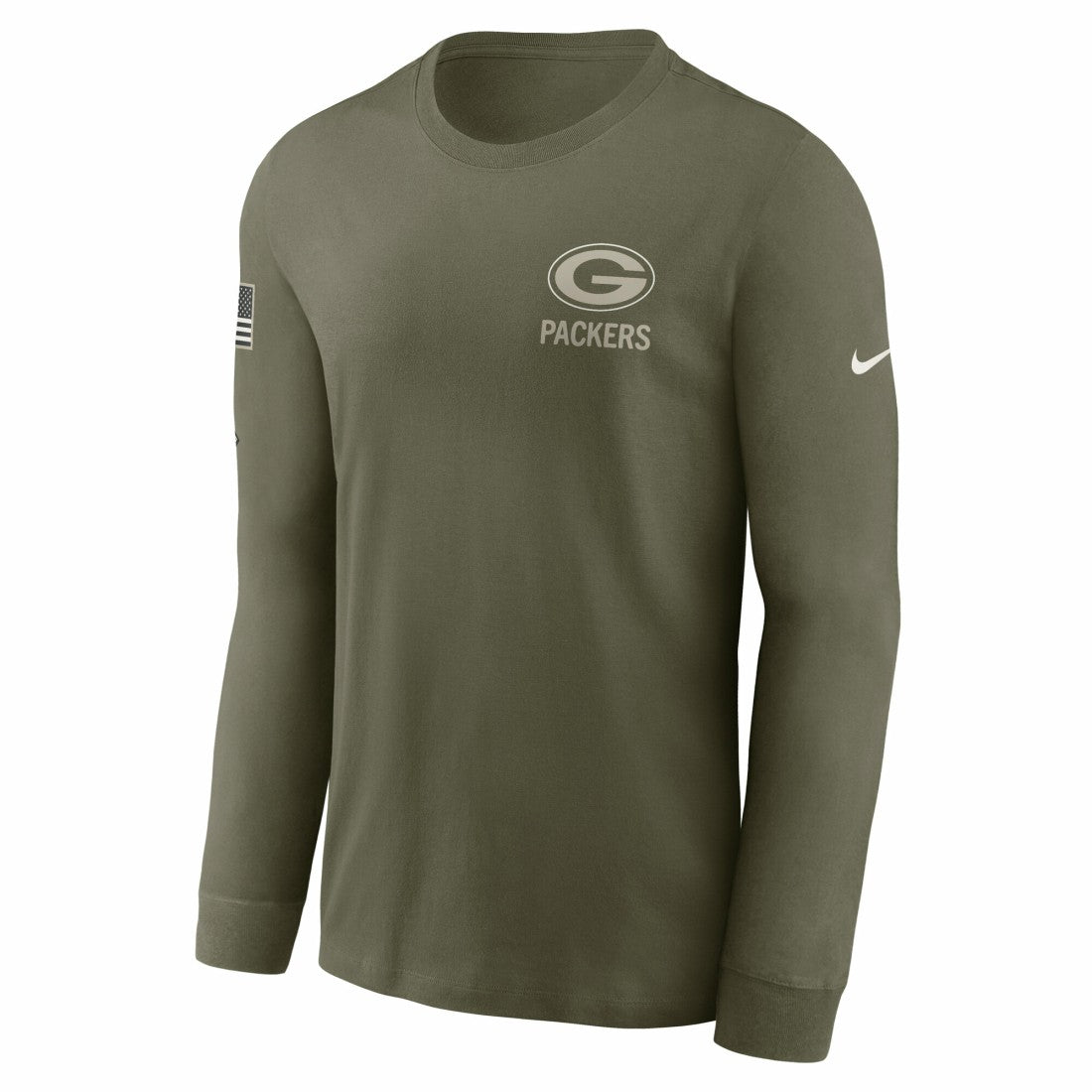 Green Bay Packers 2025 Salute to Service Sideline Long Sleeve T-Shirt | NFL Outlet
