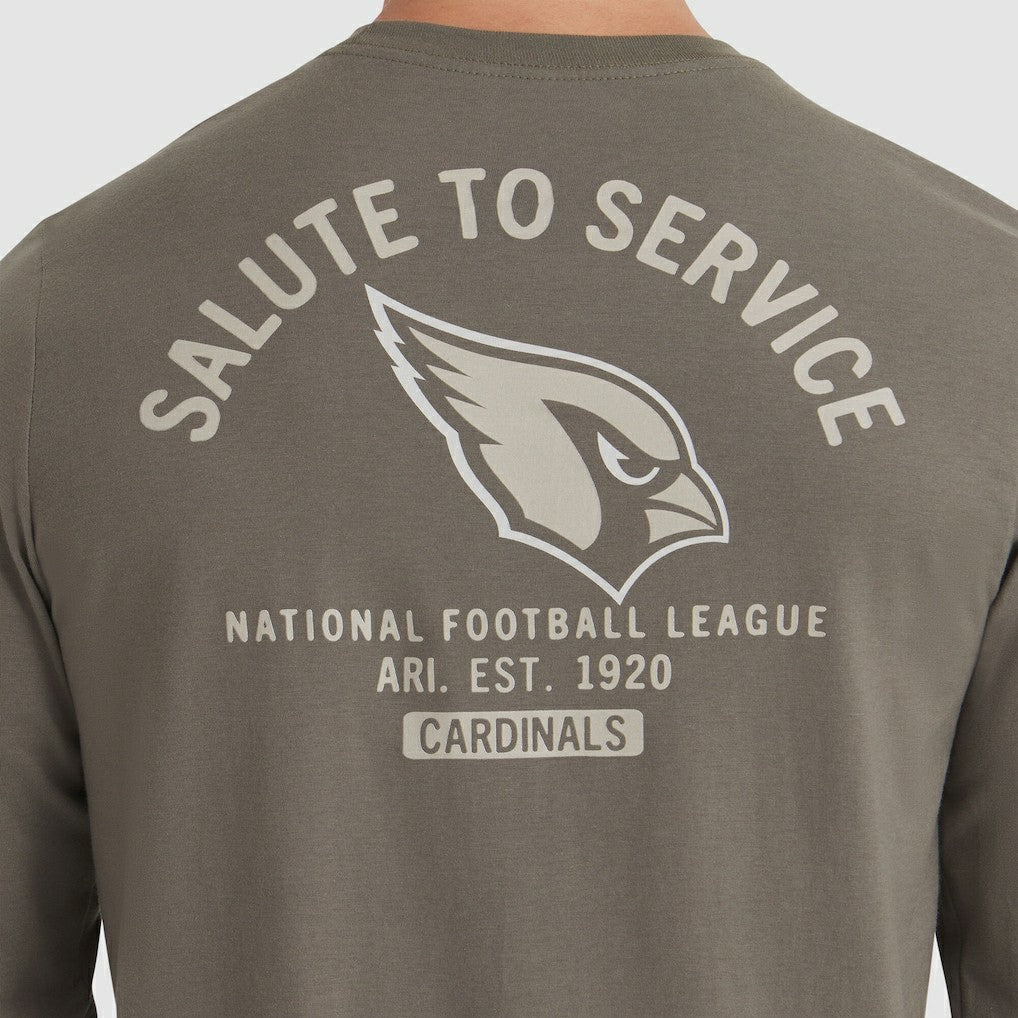 Arizona Cardinals 2025 Salute to Service Sideline Long Sleeve T-Shirt | NFL New