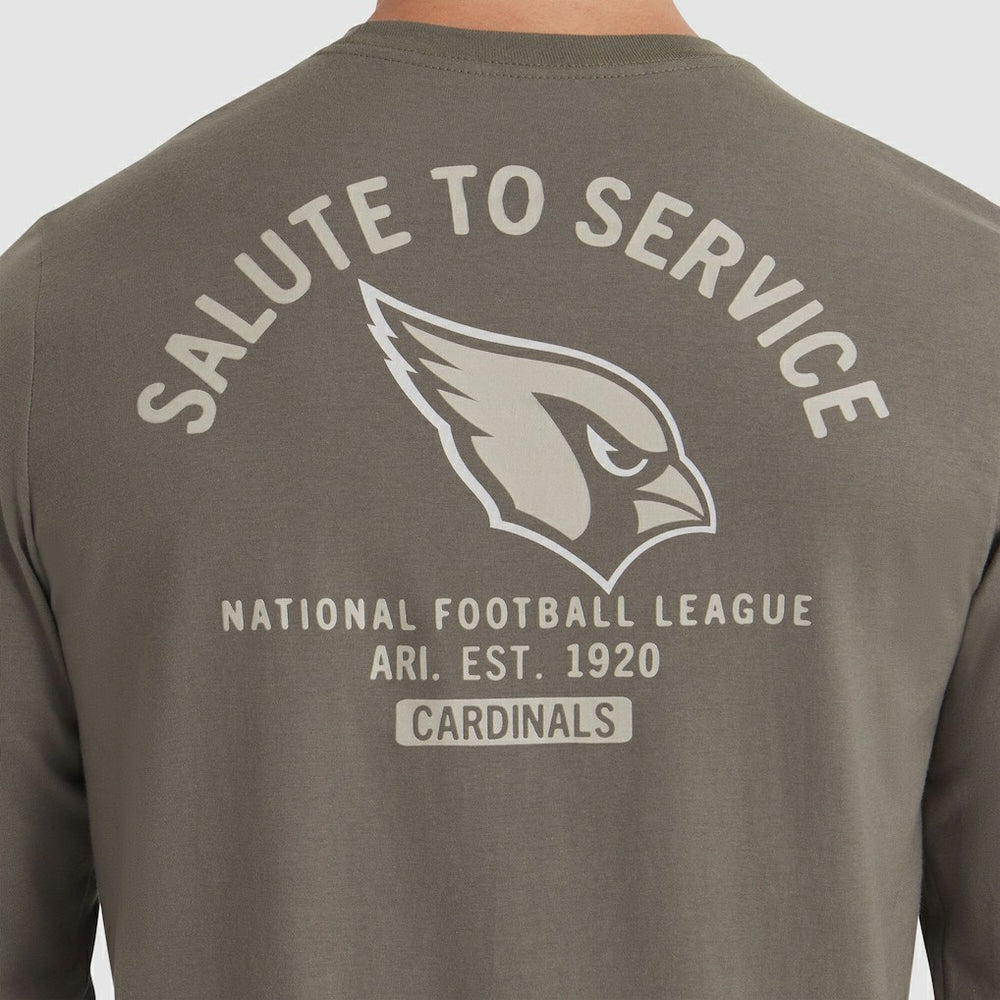 Arizona Cardinals 2025 Salute to Service Sideline Long Sleeve T-Shirt | NFL New
