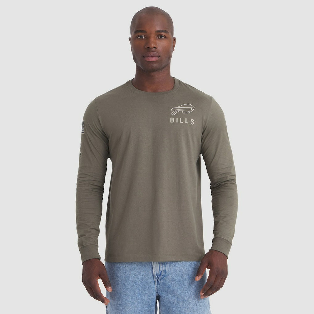 Buffalo Bills 2025 Salute to Service Sideline Long Sleeve T-Shirt | NFL Sale