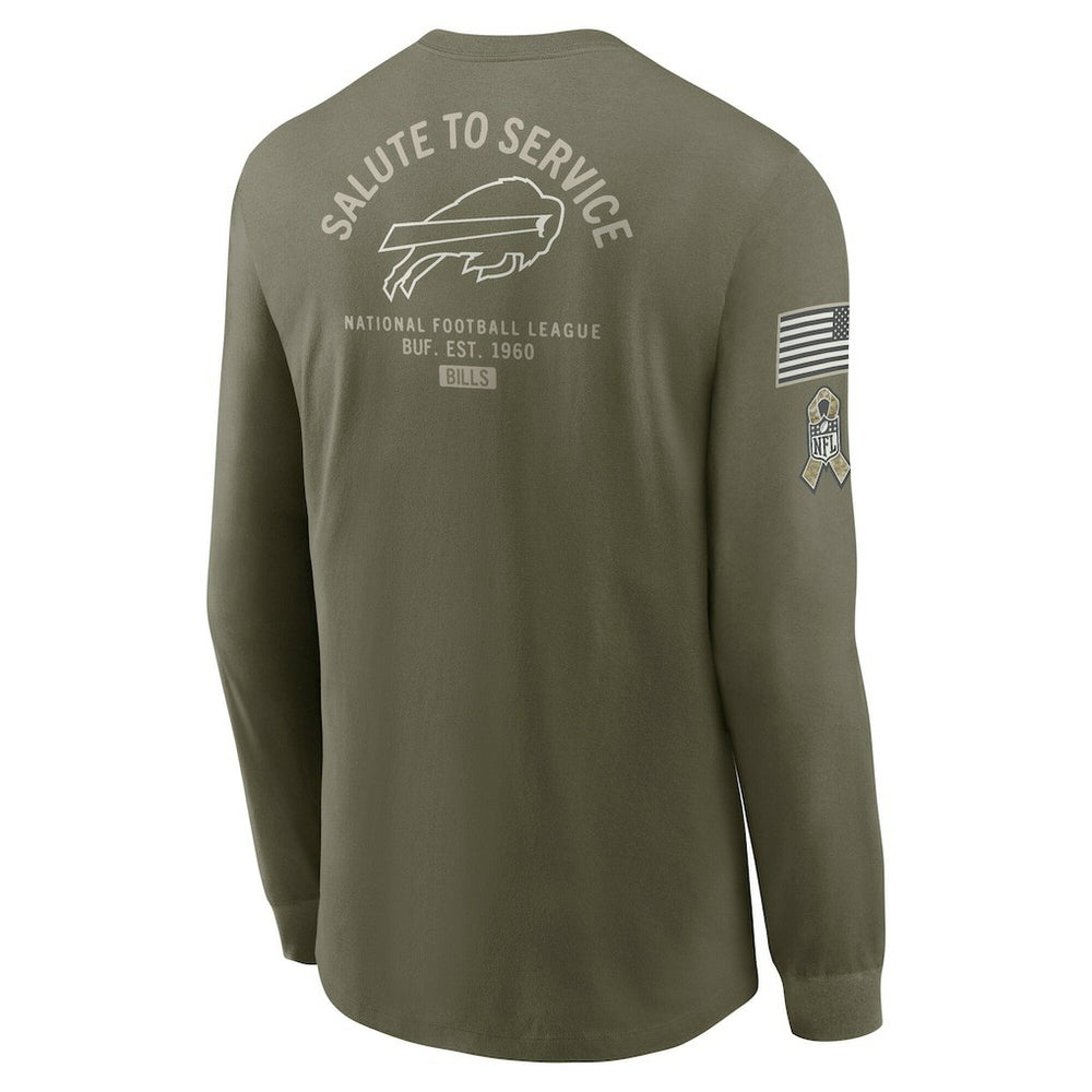 Buffalo Bills 2025 Salute to Service Sideline Long Sleeve T-Shirt | NFL Sale
