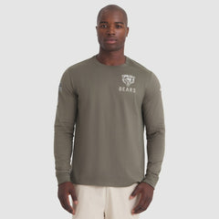 Chicago Bears 2025 Salute to Service Sideline Long Sleeve T-Shirt | NFL US