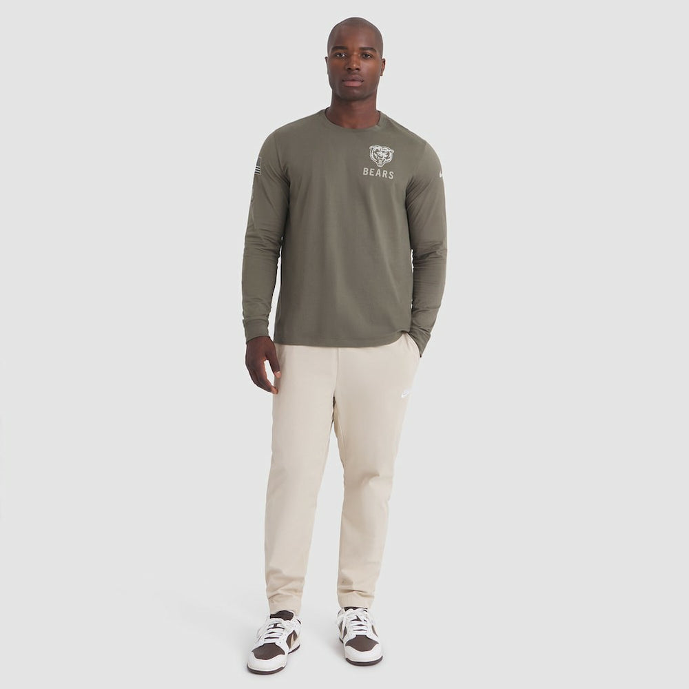 Chicago Bears 2025 Salute to Service Sideline Long Sleeve T-Shirt | NFL US