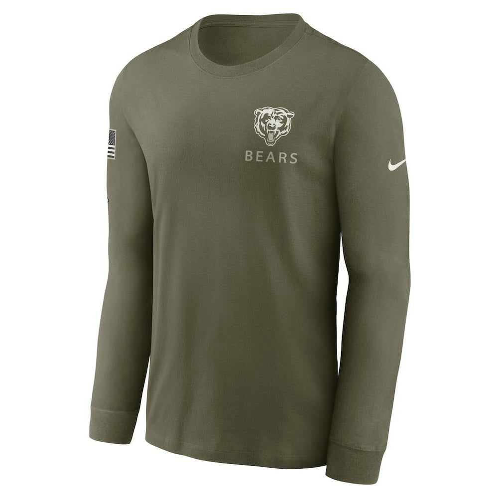 Chicago Bears 2025 Salute to Service Sideline Long Sleeve T-Shirt | NFL US