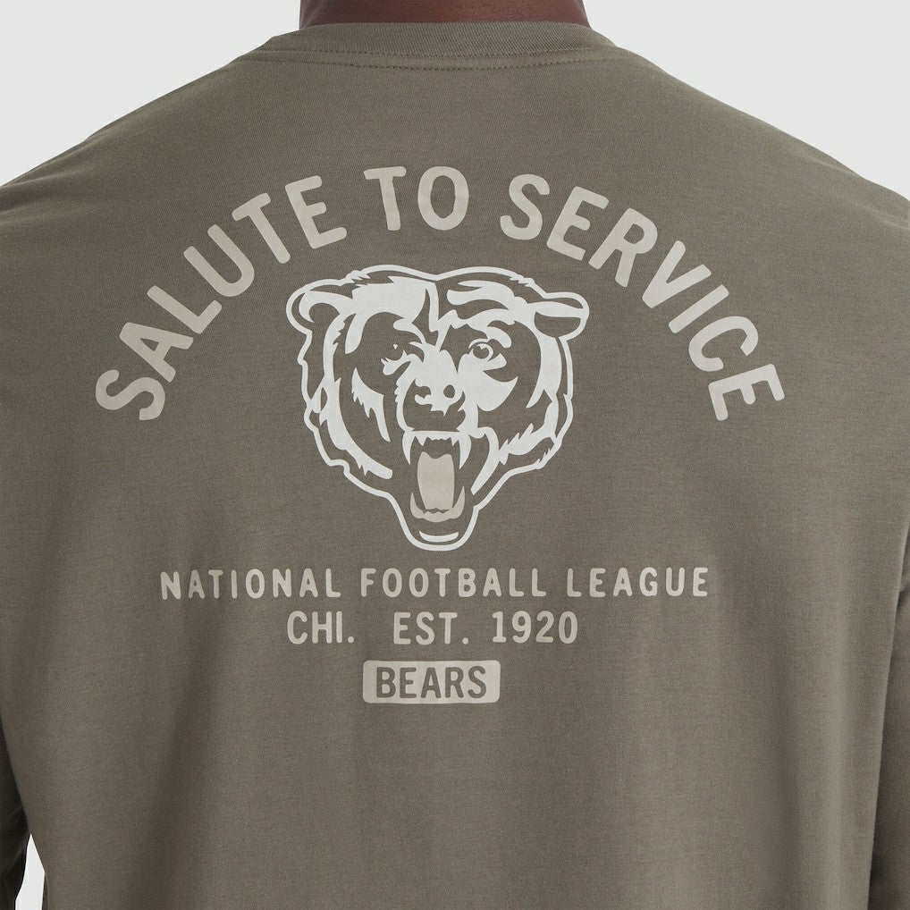 Chicago Bears 2025 Salute to Service Sideline Long Sleeve T-Shirt | NFL US