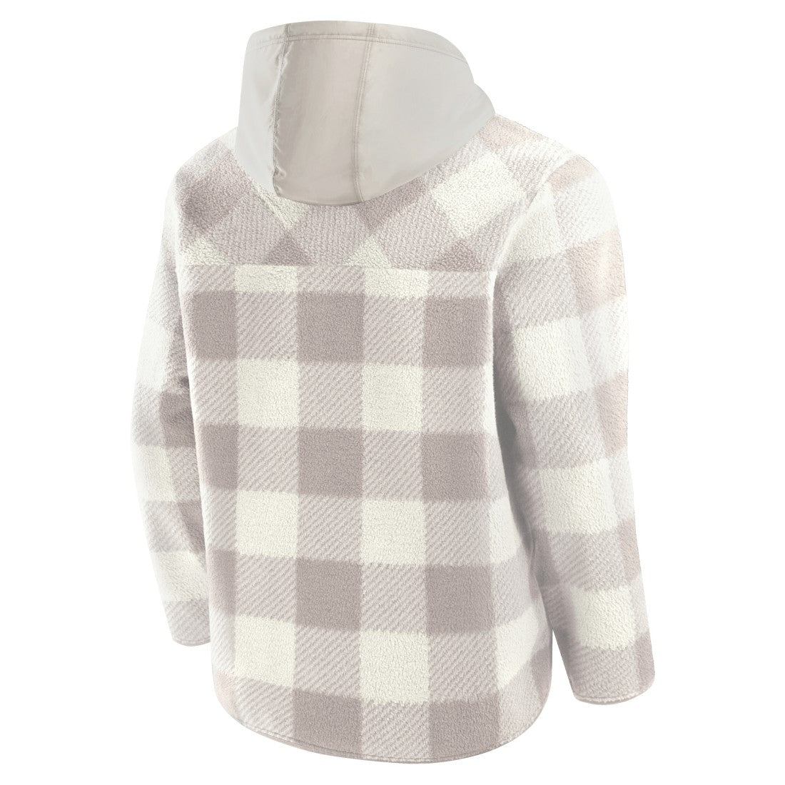 Detroit Lions Elements Plaid Polar Fleece Quarter-Zip Hoodie | NFL US