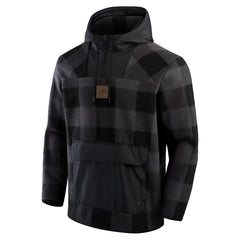 Buffalo Bills Elements Plaid Polar Fleece Quarter-Zip Hoodie | NFL On sale