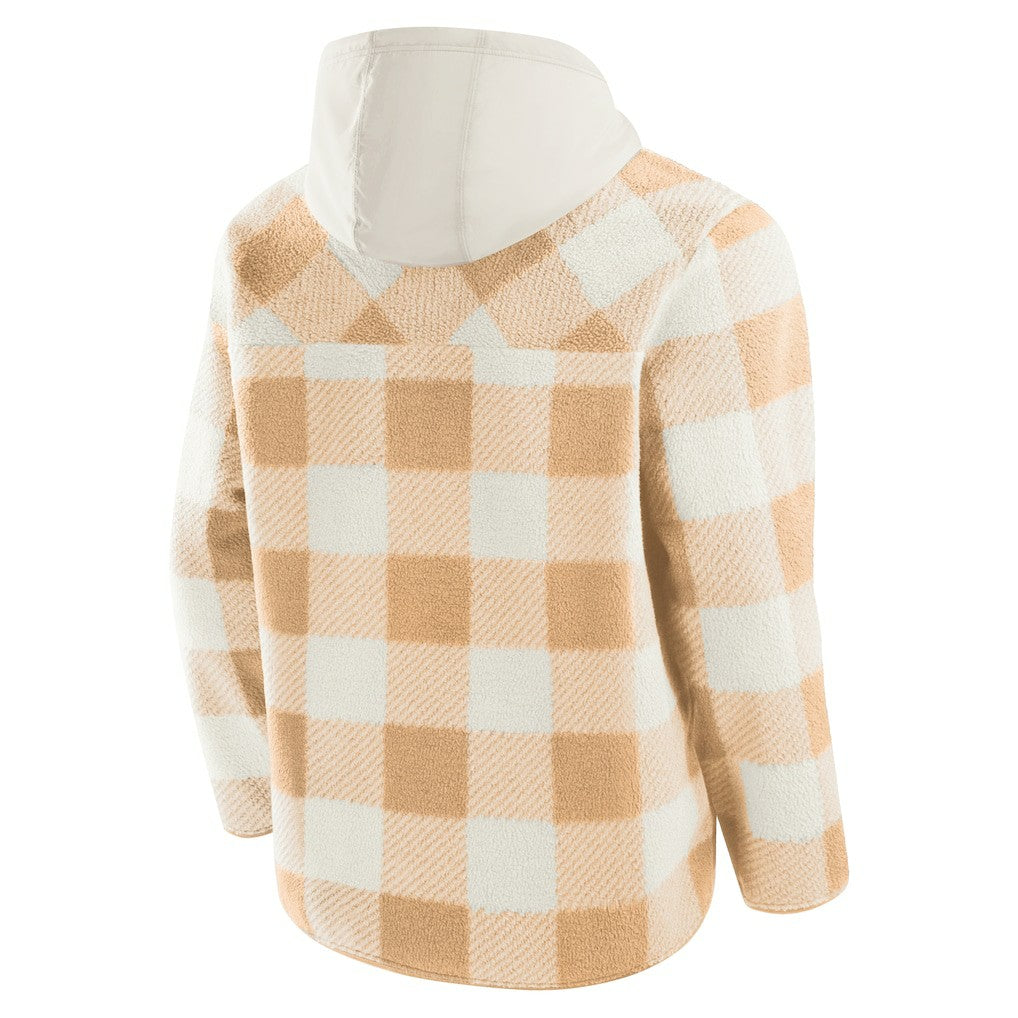 Pittsburgh Steelers Elements Plaid Polar Fleece Quarter-Zip Hoodie | NFL Outlet