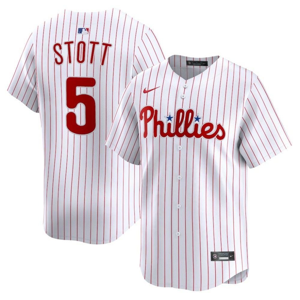 Bryson Stott Philadelphia Phillies Nike Home Limited Player Jersey - MLB Jerseys