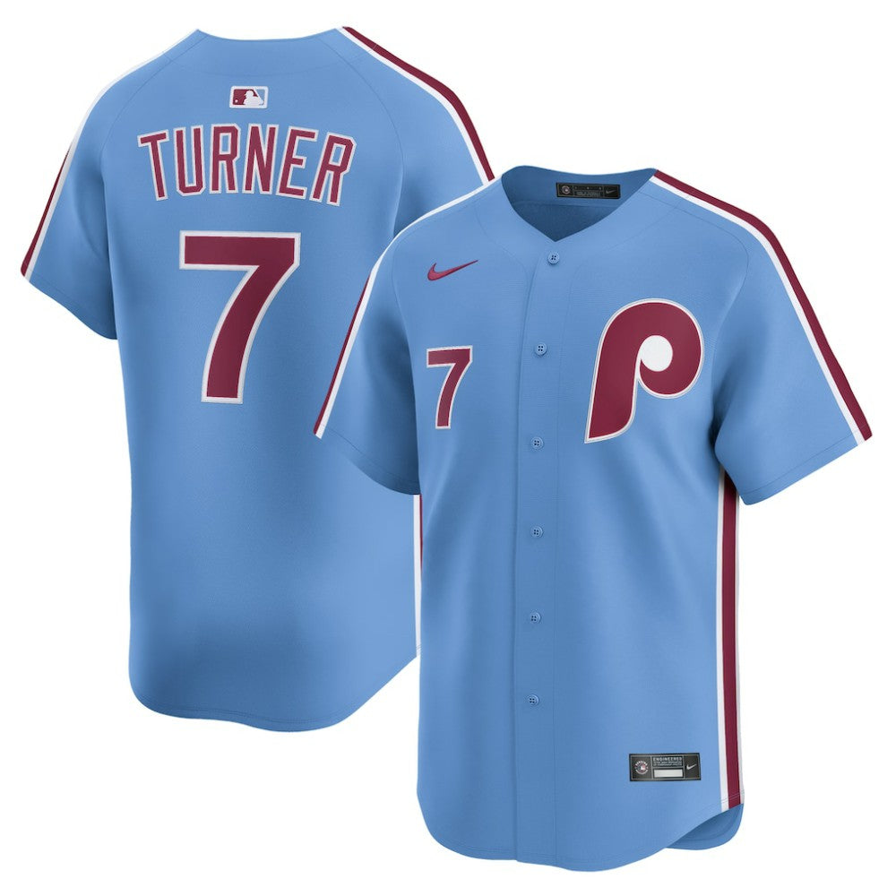 Trea Turner Philadelphia Phillies Nike Alternate Limited Player Jersey - MLB Jerseys