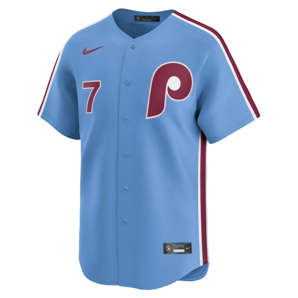Trea Turner Philadelphia Phillies Nike Alternate Limited Player Jersey - MLB Jerseys