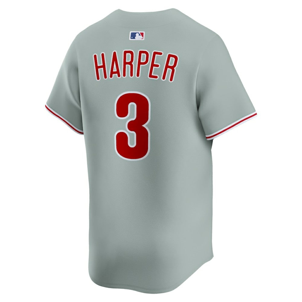 Bryce Harper Philadelphia Phillies Nike Road Limited Player Jersey - MLB Jerseys