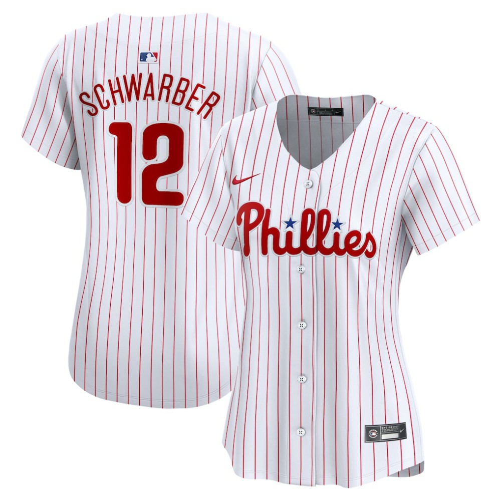 Kyle Schwarber Philadelphia Phillies Nike Women's Home Limited Player Jersey - MLB Jerseys