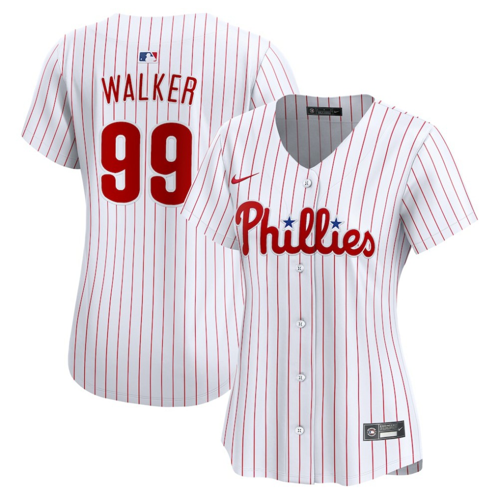 Taijuan Walker Philadelphia Phillies Nike Women's Home Limited Player Jersey - MLB Jerseys
